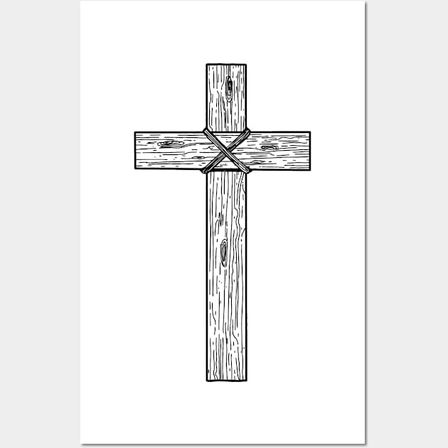 Wooden cross Wall Art by Reformer